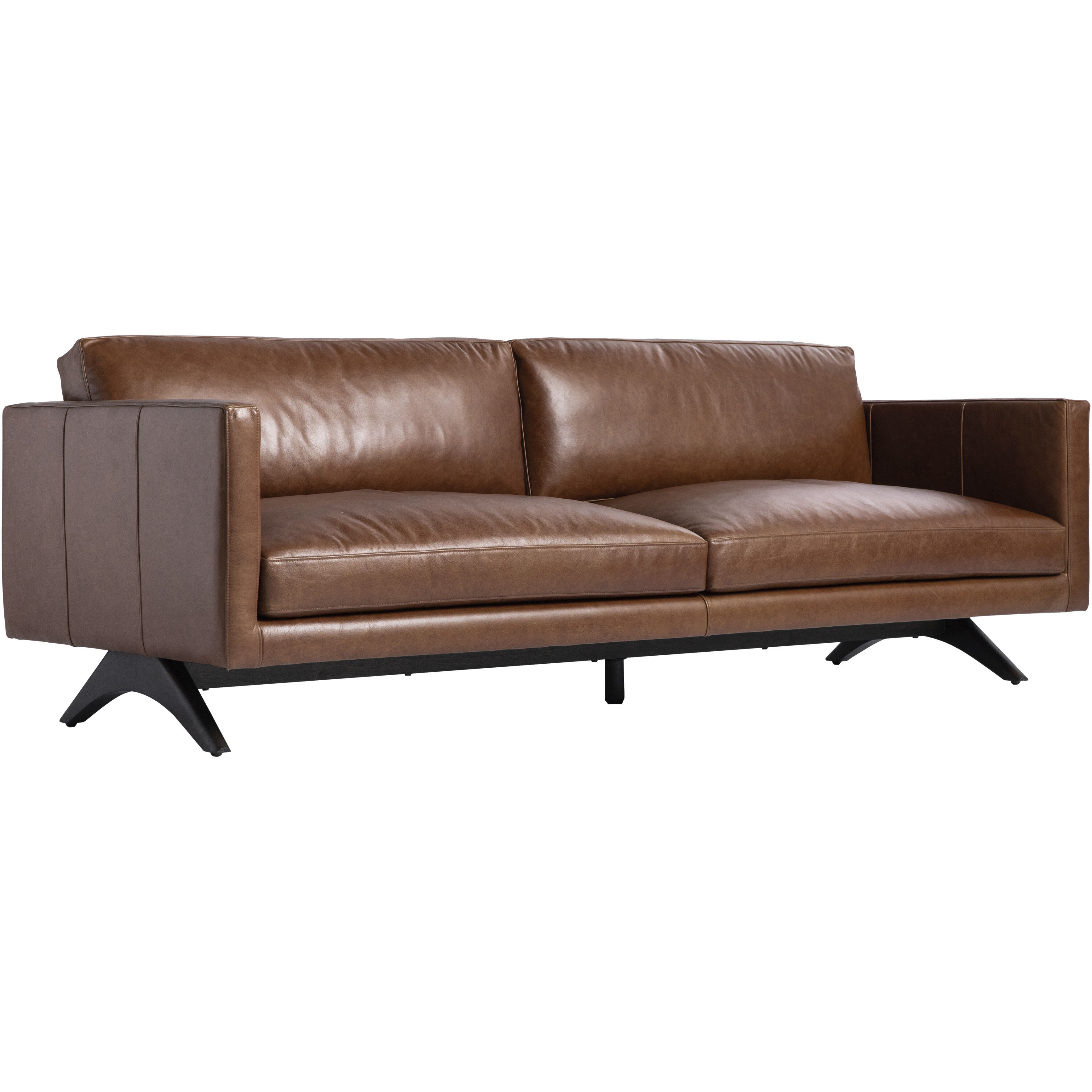 Rogers Shalimar Tobacco Leather Sofa